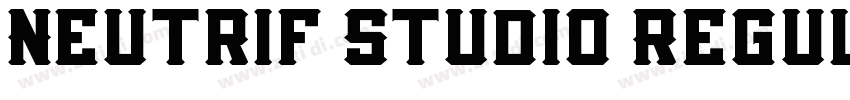 Neutrif Studio Regul字体转换